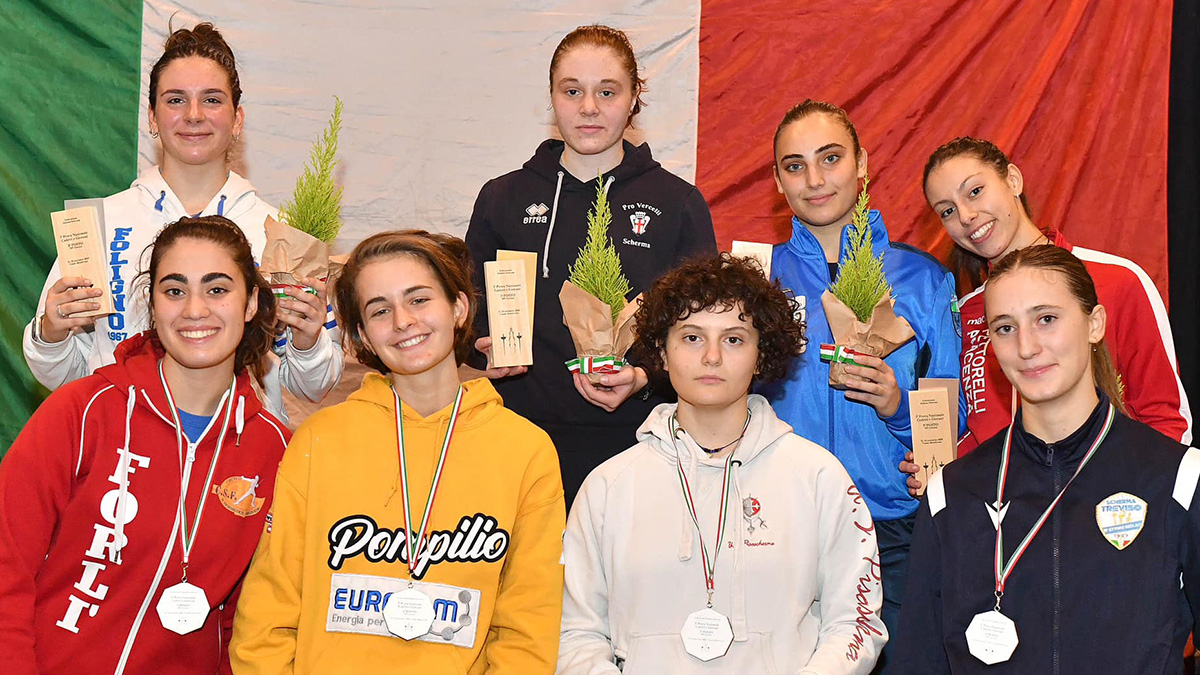 CASALE MONFERRATO ELEONORA ORSO PRIMA NELLA SPADA FEMMINILE GIOVANI